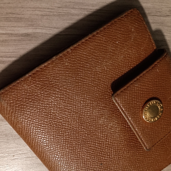 Bvlgari Wallet Purse Folding wallet Brown Woman Authentic - Picture 5 of 11